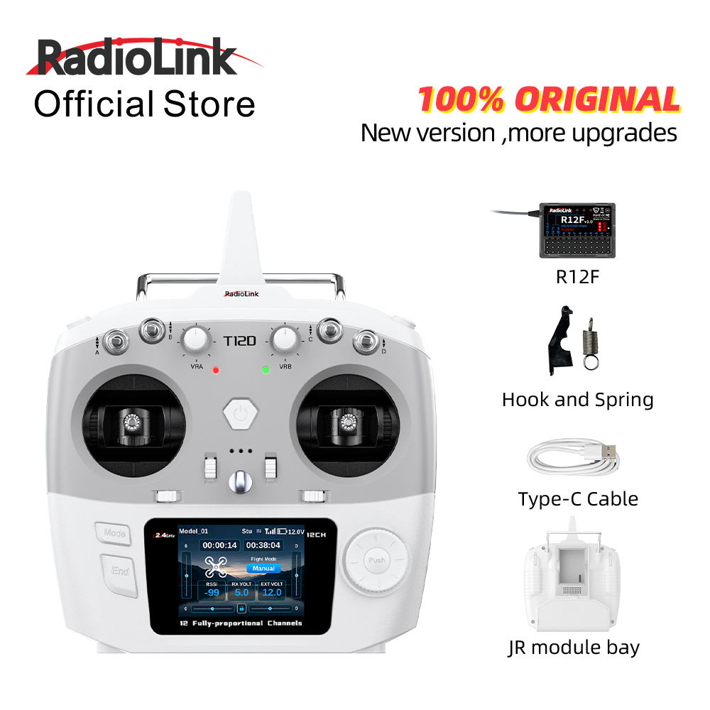 Radio Transmitter 2.4Ghz - RadioLink T12D JR Module 12CH 2.4GHz