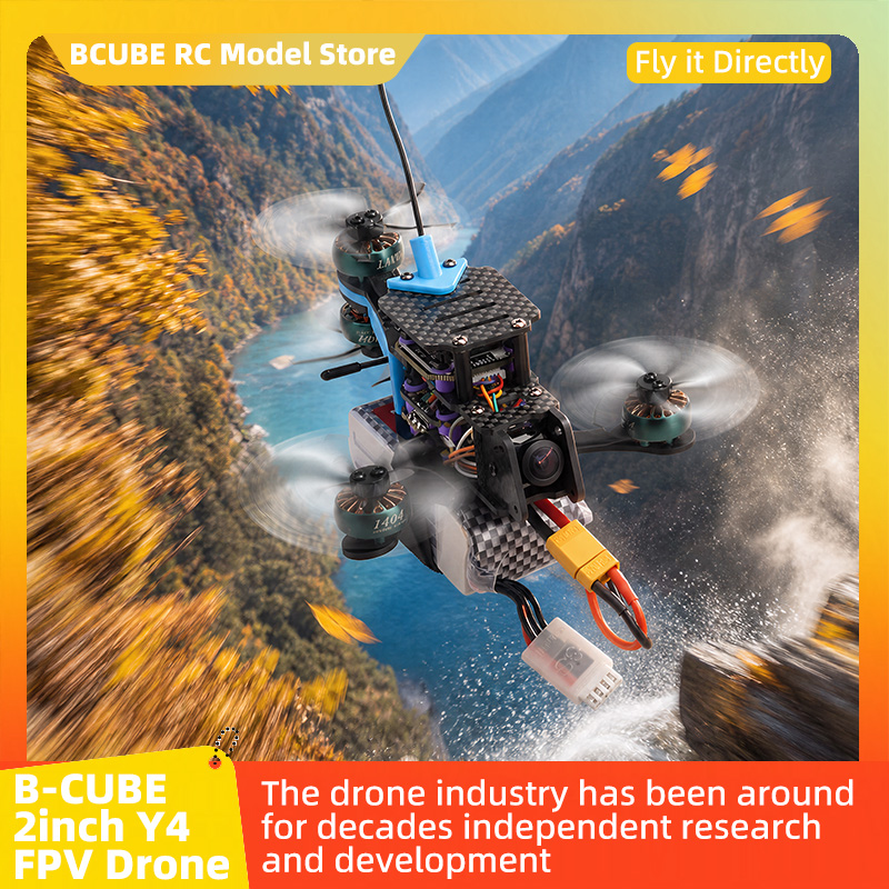 F722 Flight Controller - B-CUBE 2inch Y4 FPV Drone Frame