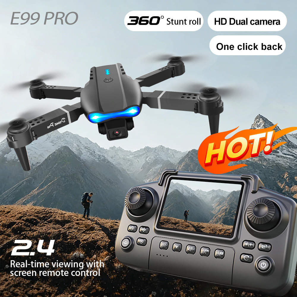 Brushed Drone Motor - Aerial Drone Dual Lens Switch Gesture