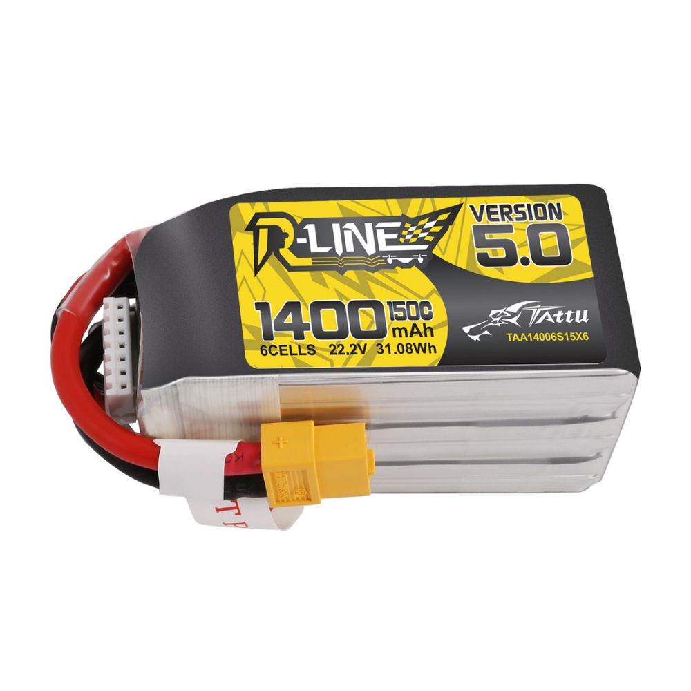 TATTU R-LINE 5.0 3S 4S 6S Lipo - огляд і ціна Lipo Battery 4S