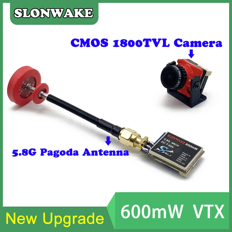 5.8G 48CH 600mW adjustable VTX - огляд і ціна Fpv Camera
