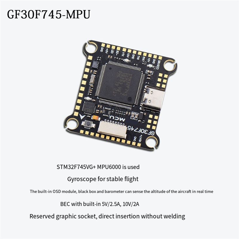 B78B-F745 FC&ESC FPV Stack GF3 - огляд і ціна Drone Esc