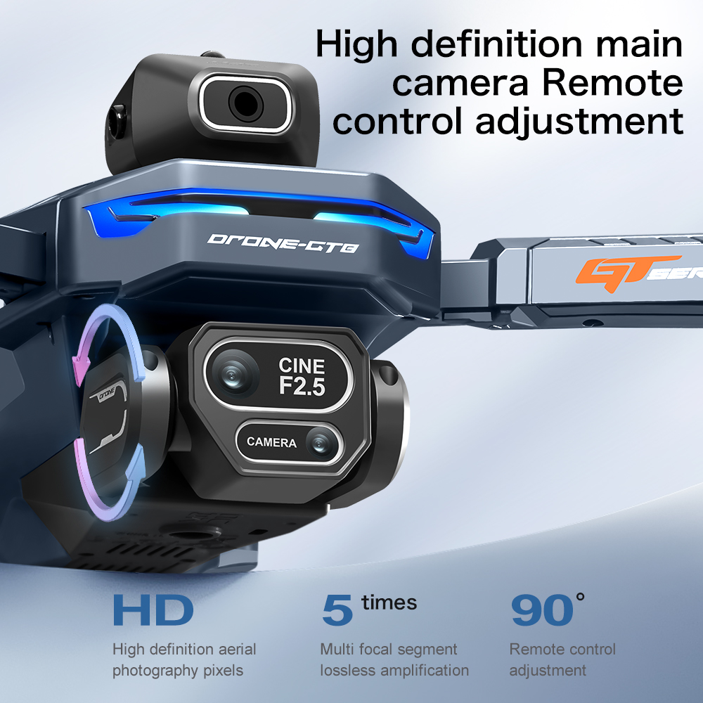 GT8 Foldable GPS RC Drone 8K H - огляд і ціна Dji Mini Drone