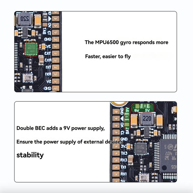 80A+F405/F722 STACK for 13inch - огляд і ціна F405 Flight Controller