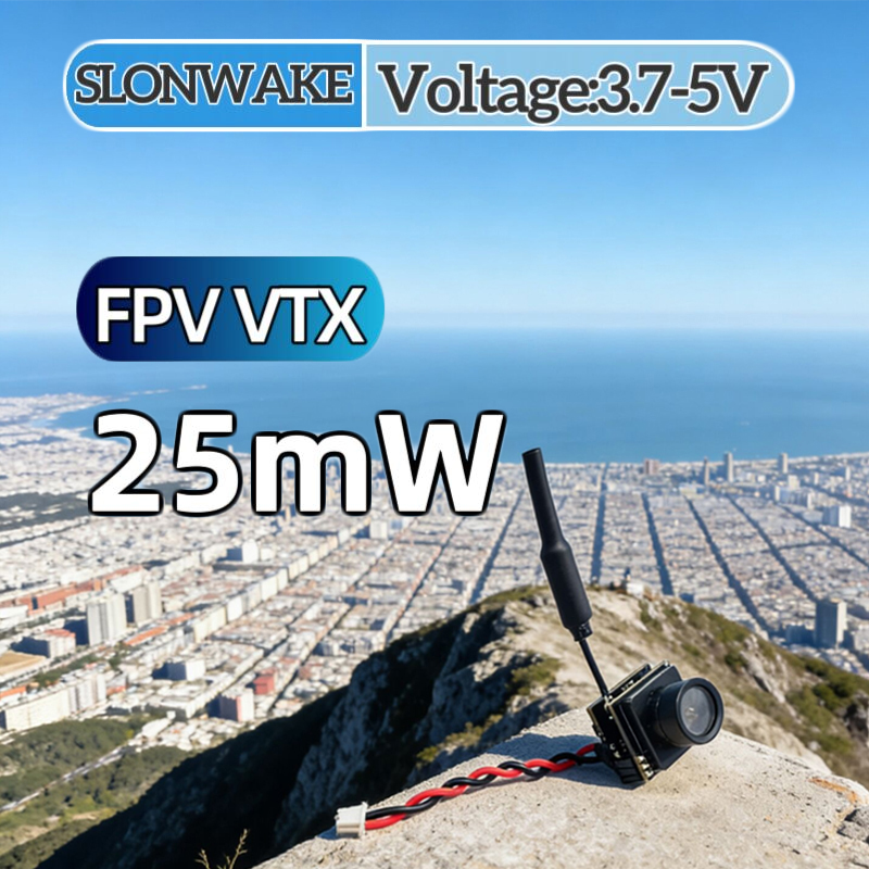 SLONWAKE FPV 25mW power simula - огляд і ціна Mini Drone
