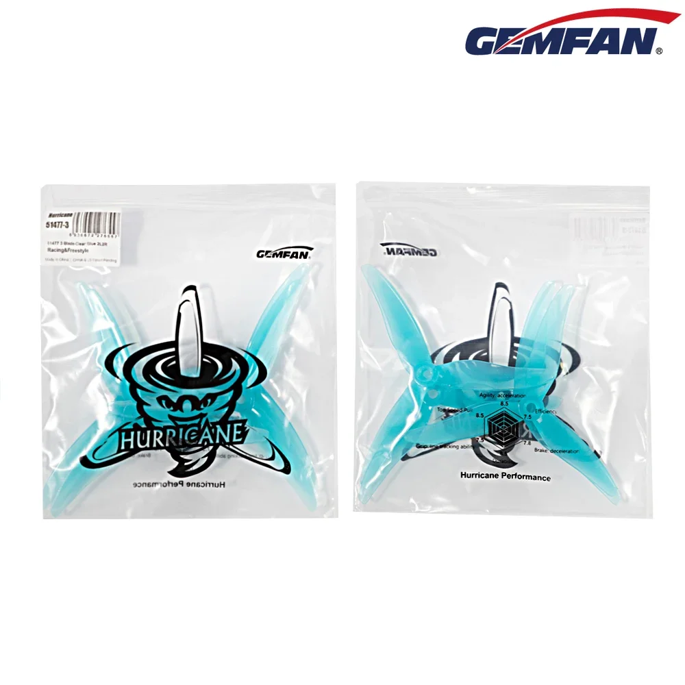 10Pairs (10CW + 10CCW) Gemfan  - огляд і ціна 5 Inch Propeller