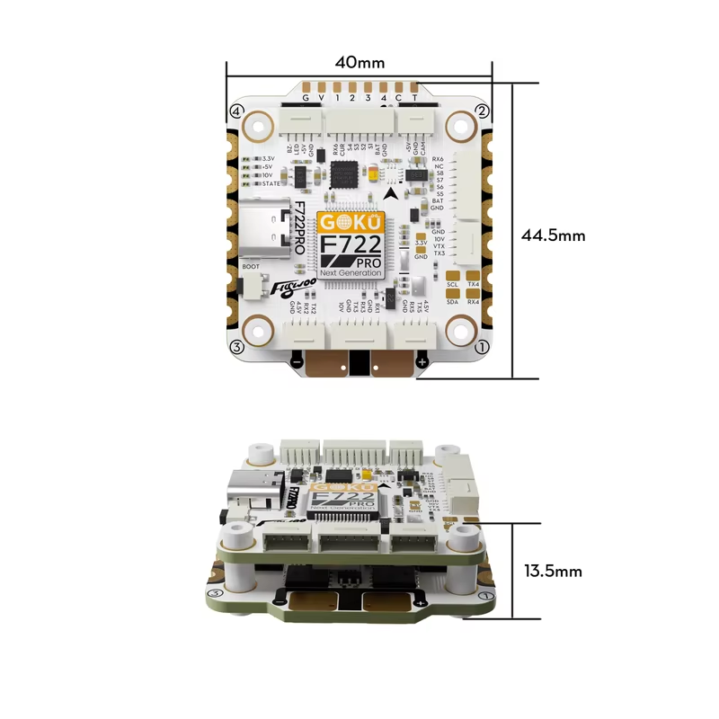 Flywoo GOKU F722 Pro V2 55A 30 - огляд і ціна F722 Flight Controller