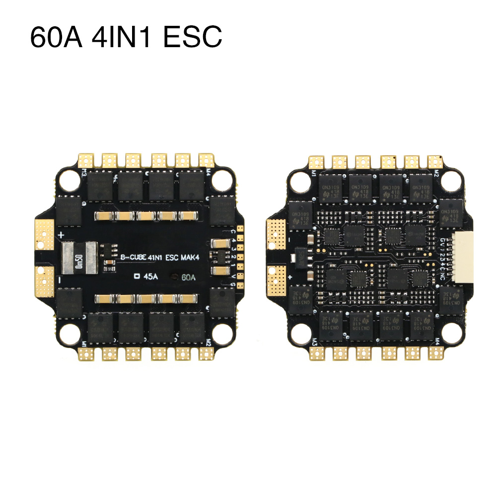 UAngel 4IN1 45A 60A ESC BLHELI - огляд і ціна Lipo Battery 6S