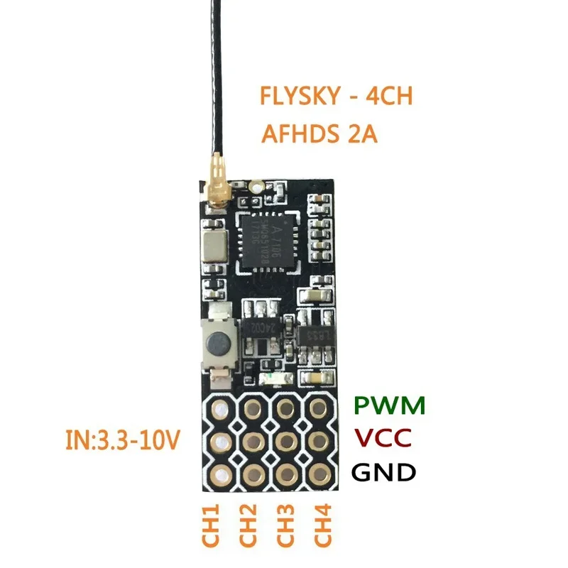 JHEMCU FS2A 4CH AFHDS 2A Mini  - огляд і ціна Flysky Transmitter