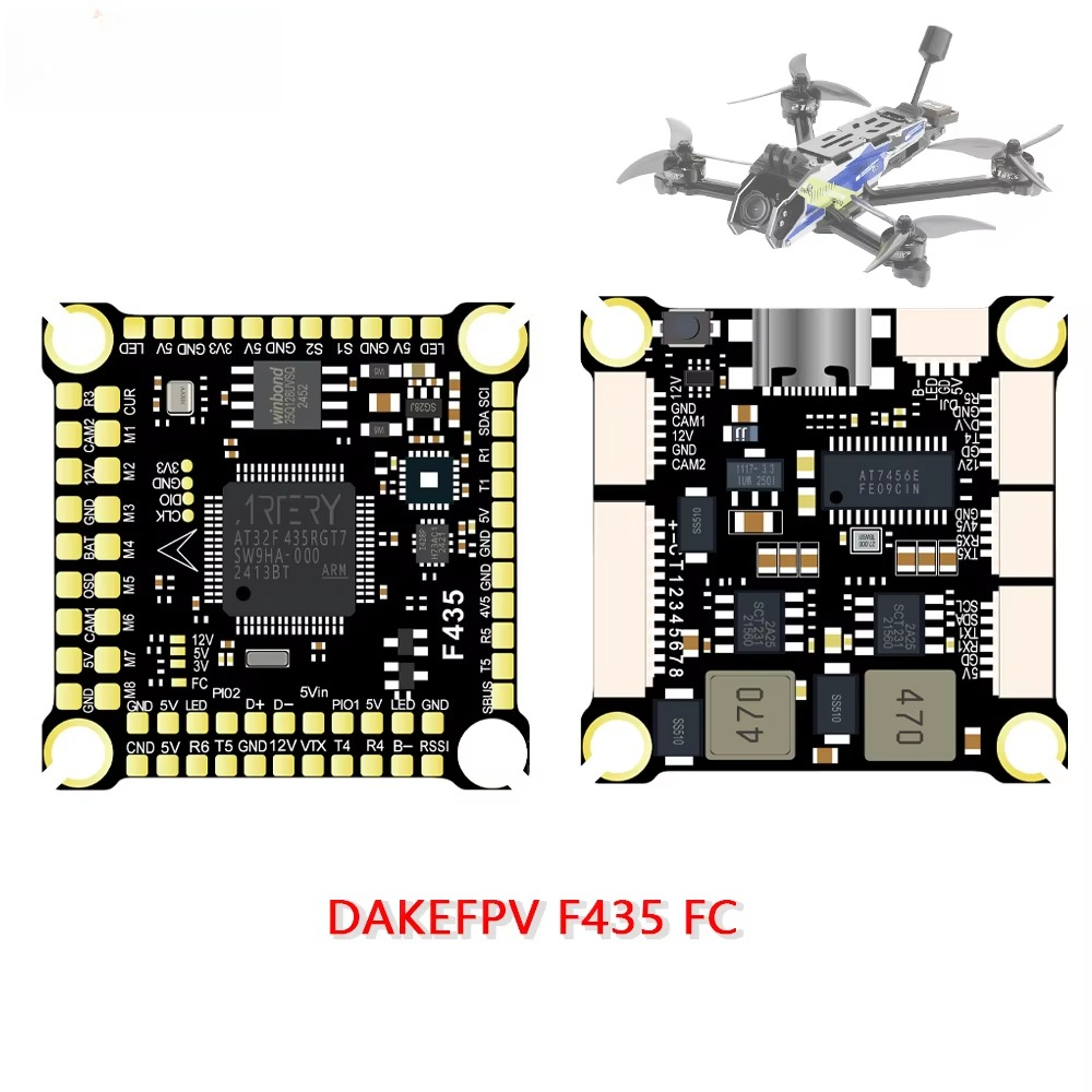 DAKEFPV F435 Flight Controller - огляд і ціна Betaflight Fc