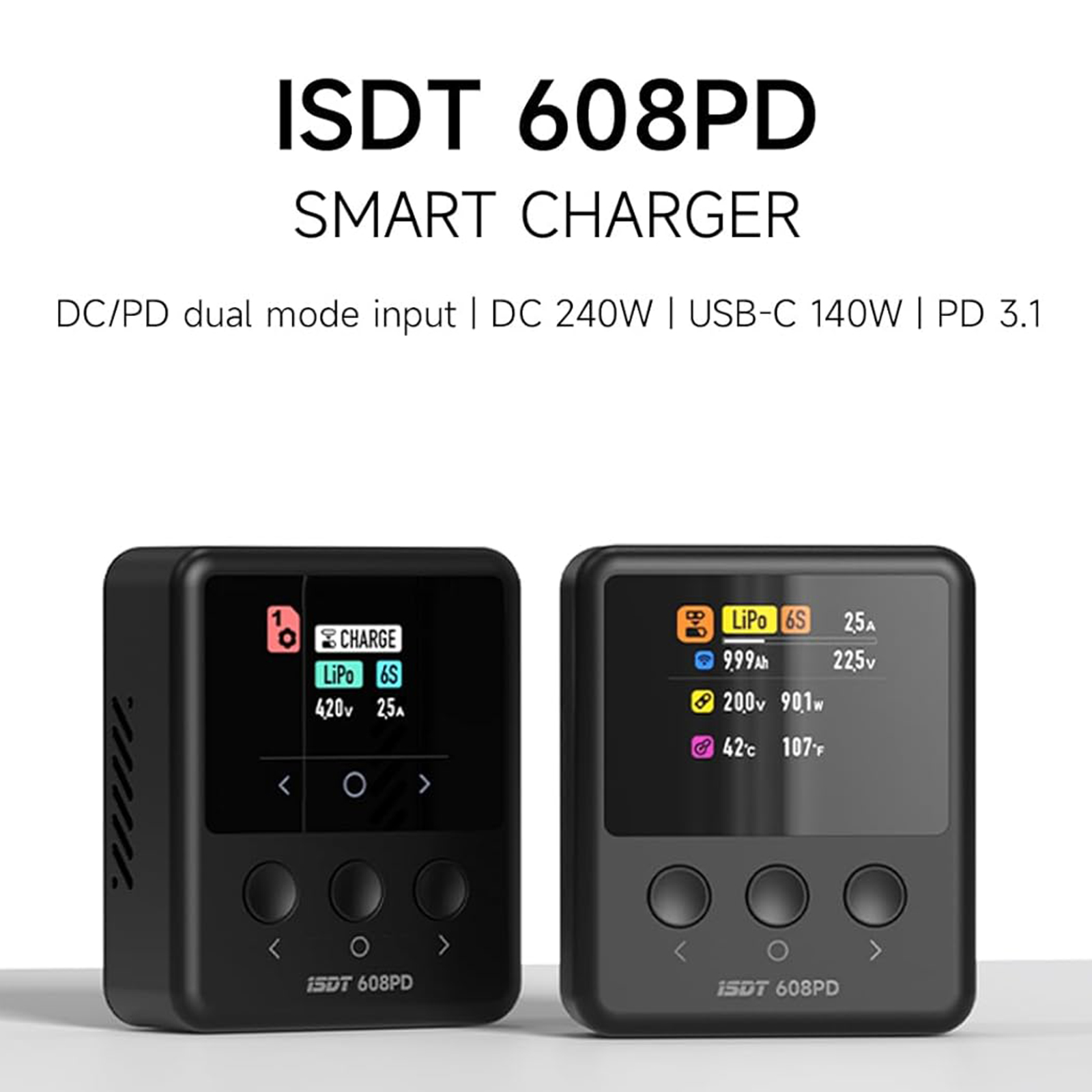 ISDT 608PD Smart Balance Charg - огляд і ціна Lipo Battery 6S